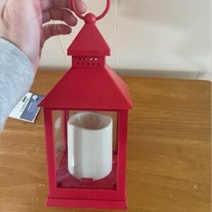 New With Tags, Plastic But Metal Looking True Living Latern Takes Batteries
